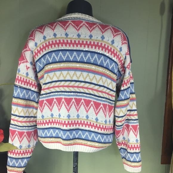 Melbourne Country Cardigan Pastel Tribal s… - Picture 4 of 8